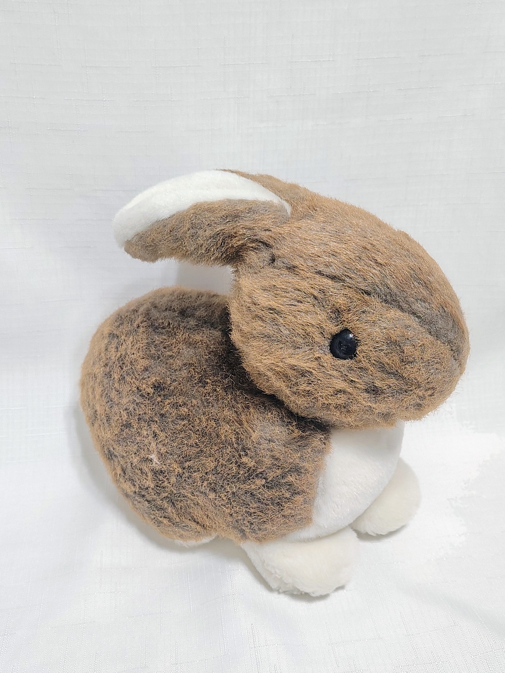 Vintage 80s Chosun Brown Bunny Rabbit Realistic Plush Stuffed Animal
